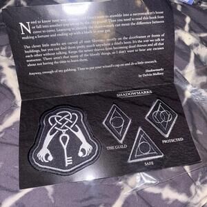 Skyrim Elder Scrolls V Thieves Guild Iron-On Patch Set 2021 LootgamingNEW Sealed